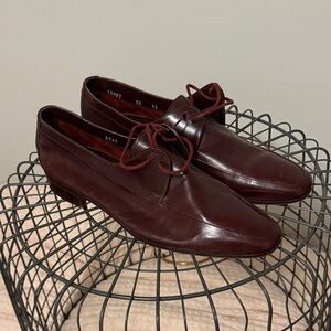 Moreschi Dark Brown Leather Oxfords